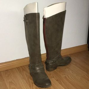 Madden girl Grey/Brown riding boots